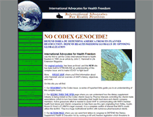 Tablet Screenshot of nocodexgenocide.com